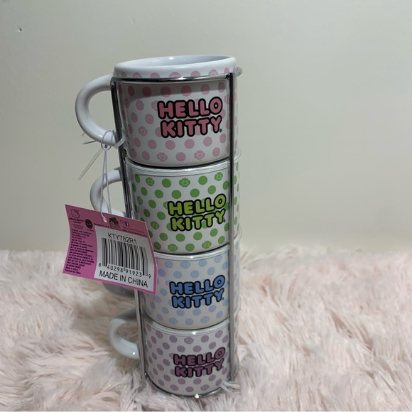NWT Hello kitty stackable expresso mugs - Picture 5 of 8